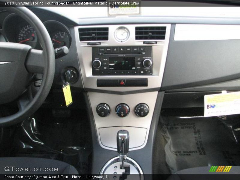 Bright Silver Metallic / Dark Slate Gray 2010 Chrysler Sebring Touring Sedan