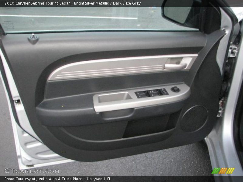 Bright Silver Metallic / Dark Slate Gray 2010 Chrysler Sebring Touring Sedan