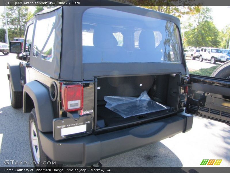 Black / Black 2012 Jeep Wrangler Sport 4x4
