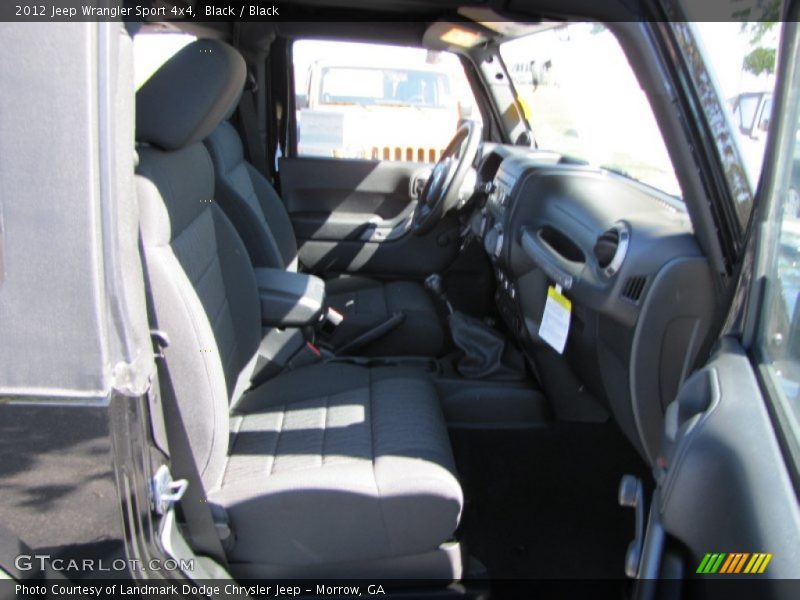Black / Black 2012 Jeep Wrangler Sport 4x4