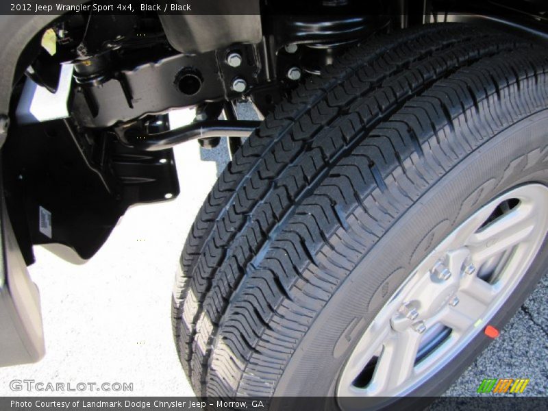 Black / Black 2012 Jeep Wrangler Sport 4x4