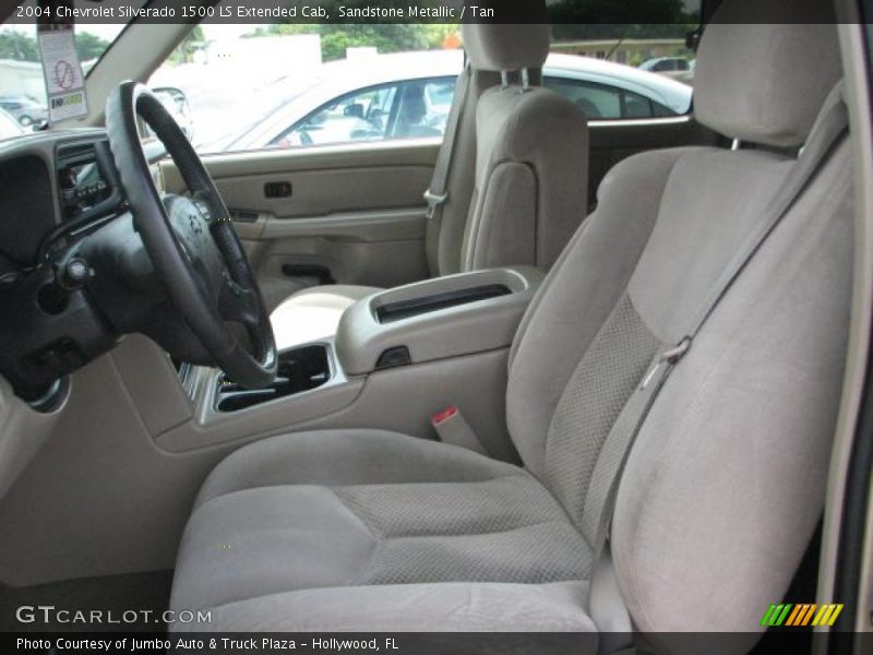 Sandstone Metallic / Tan 2004 Chevrolet Silverado 1500 LS Extended Cab