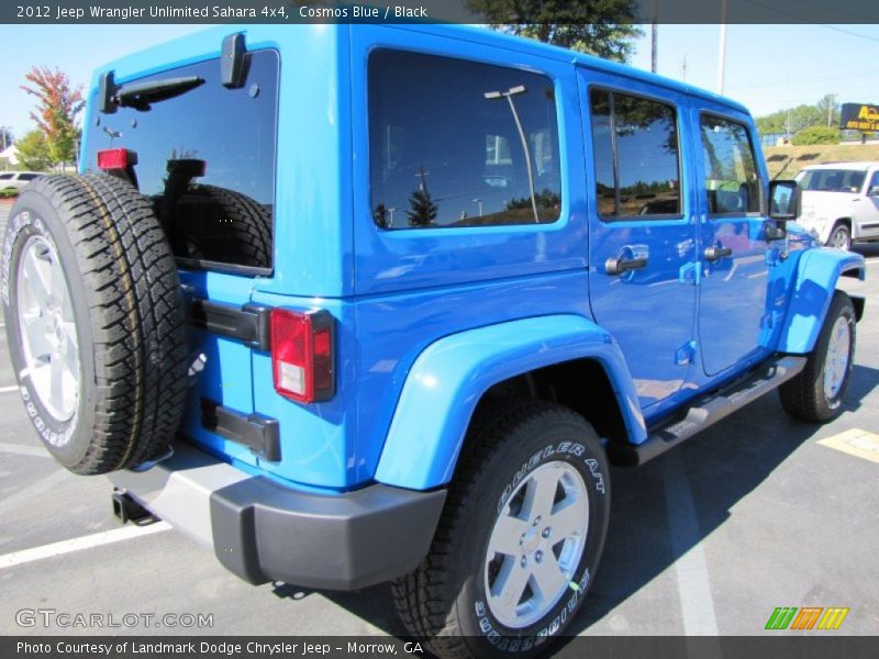 Cosmos Blue / Black 2012 Jeep Wrangler Unlimited Sahara 4x4