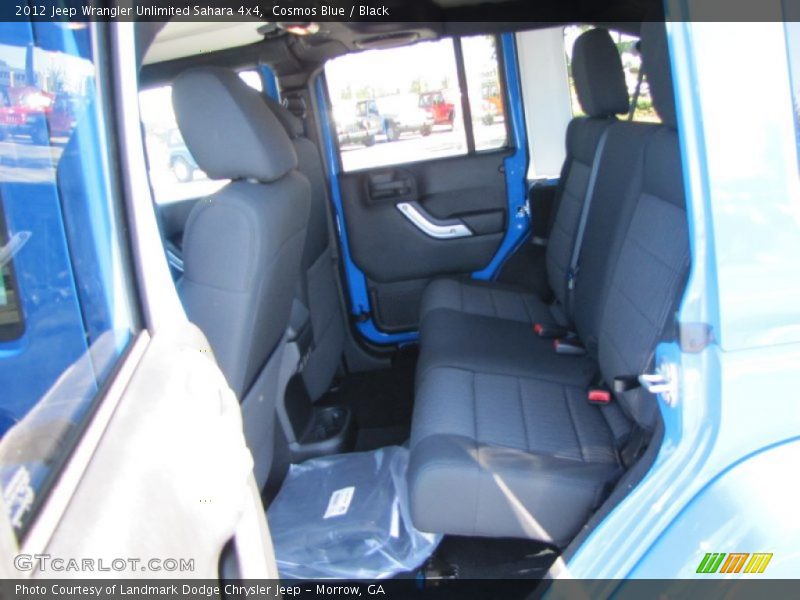 Cosmos Blue / Black 2012 Jeep Wrangler Unlimited Sahara 4x4