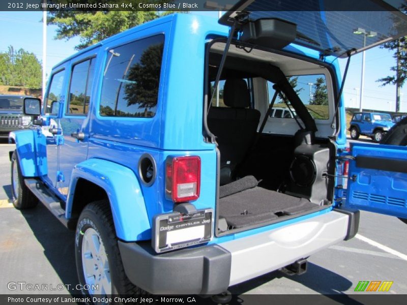 Cosmos Blue / Black 2012 Jeep Wrangler Unlimited Sahara 4x4