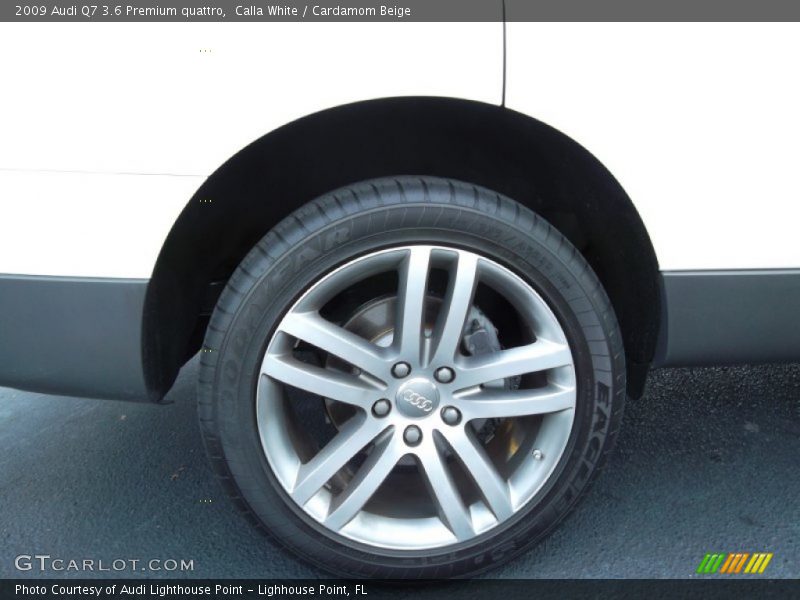 Calla White / Cardamom Beige 2009 Audi Q7 3.6 Premium quattro