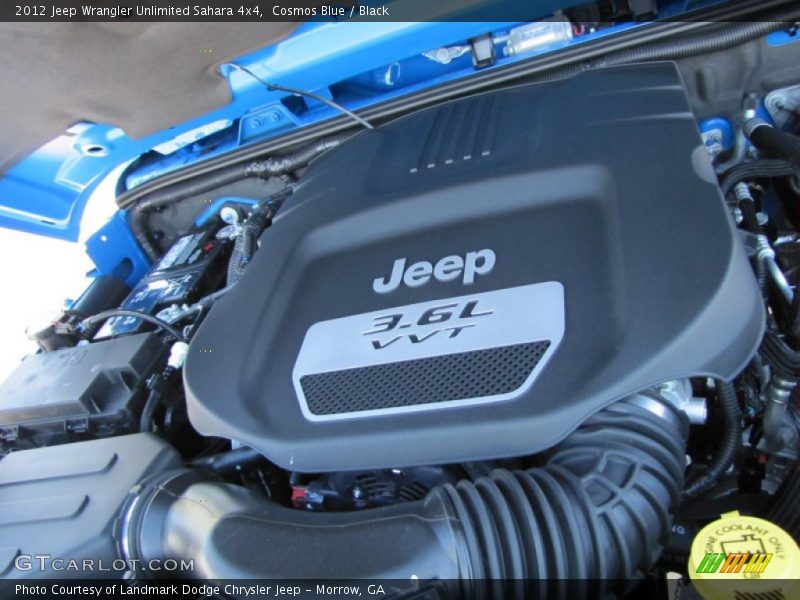 Cosmos Blue / Black 2012 Jeep Wrangler Unlimited Sahara 4x4