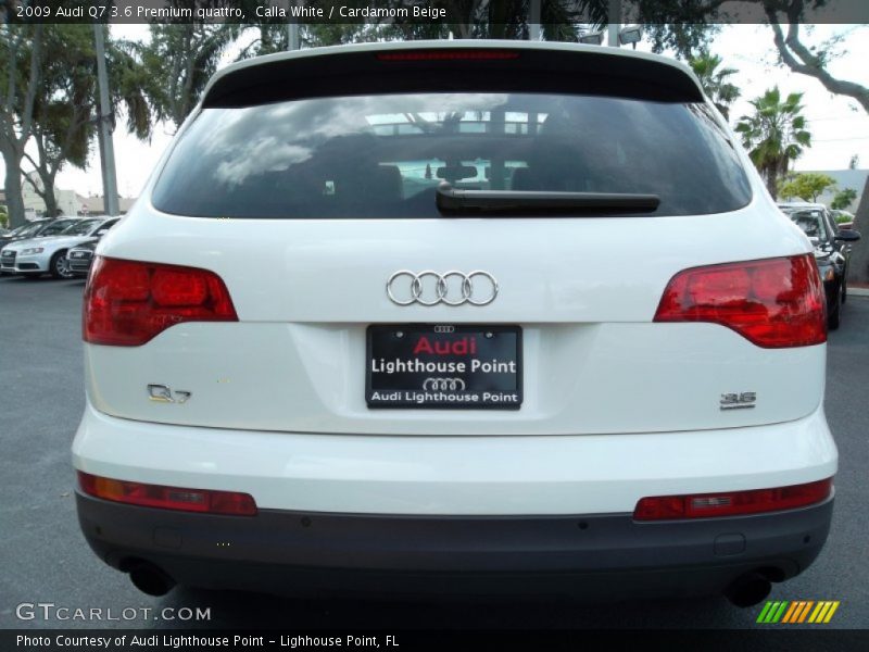 Calla White / Cardamom Beige 2009 Audi Q7 3.6 Premium quattro