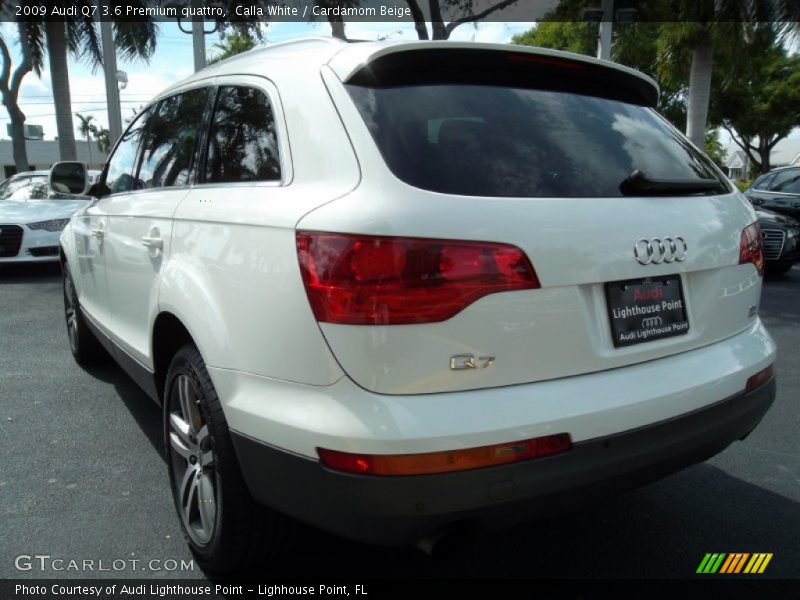 Calla White / Cardamom Beige 2009 Audi Q7 3.6 Premium quattro