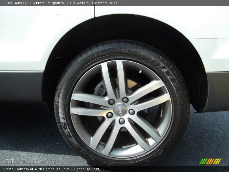Calla White / Cardamom Beige 2009 Audi Q7 3.6 Premium quattro