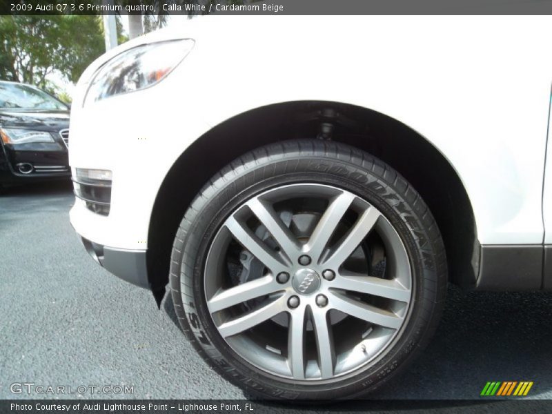 Calla White / Cardamom Beige 2009 Audi Q7 3.6 Premium quattro