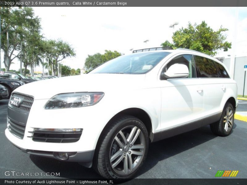 Calla White / Cardamom Beige 2009 Audi Q7 3.6 Premium quattro