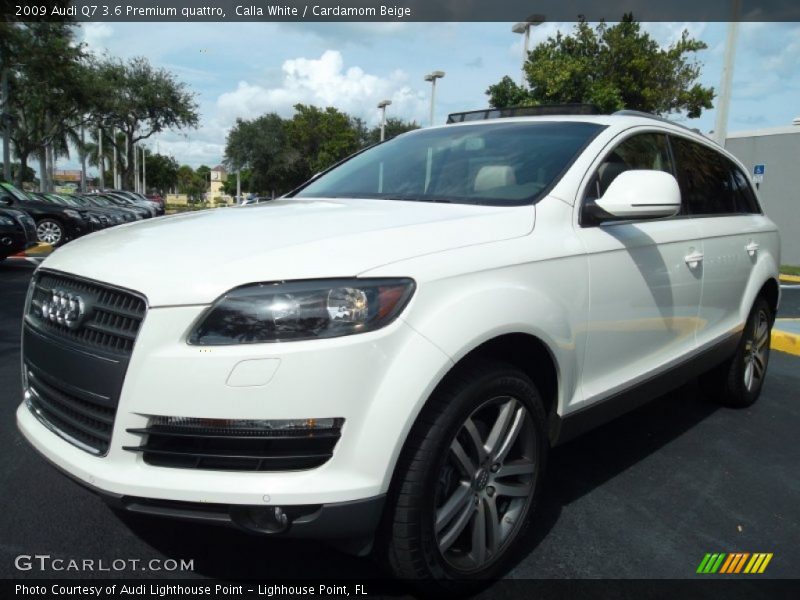 Calla White / Cardamom Beige 2009 Audi Q7 3.6 Premium quattro