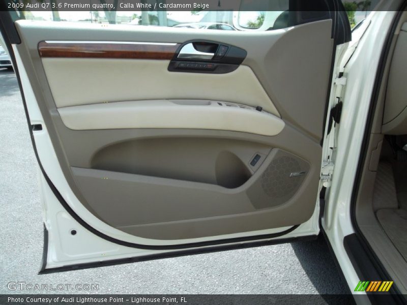 Calla White / Cardamom Beige 2009 Audi Q7 3.6 Premium quattro