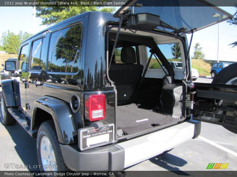 Black / Black/Dark Saddle 2012 Jeep Wrangler Unlimited Sahara 4x4