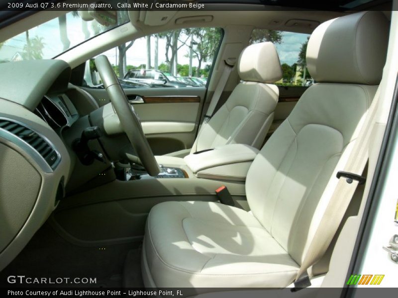 Calla White / Cardamom Beige 2009 Audi Q7 3.6 Premium quattro