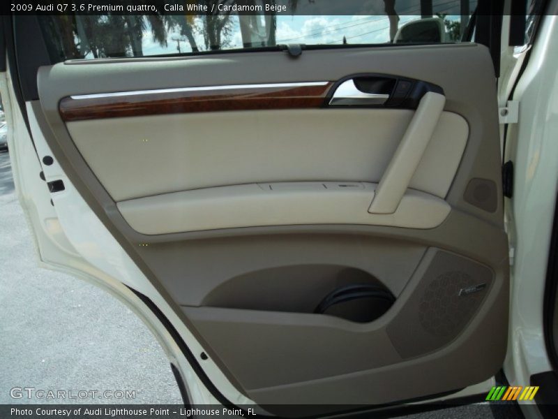 Calla White / Cardamom Beige 2009 Audi Q7 3.6 Premium quattro