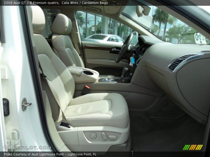 Calla White / Cardamom Beige 2009 Audi Q7 3.6 Premium quattro