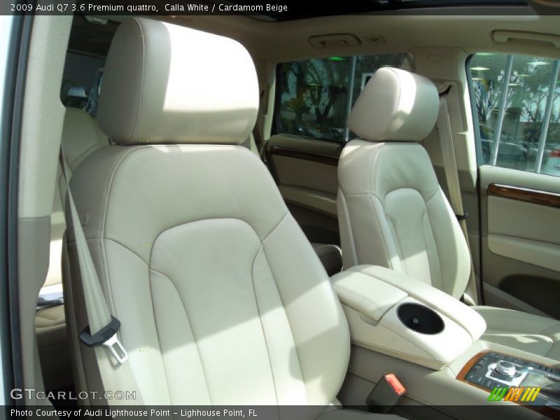 Calla White / Cardamom Beige 2009 Audi Q7 3.6 Premium quattro