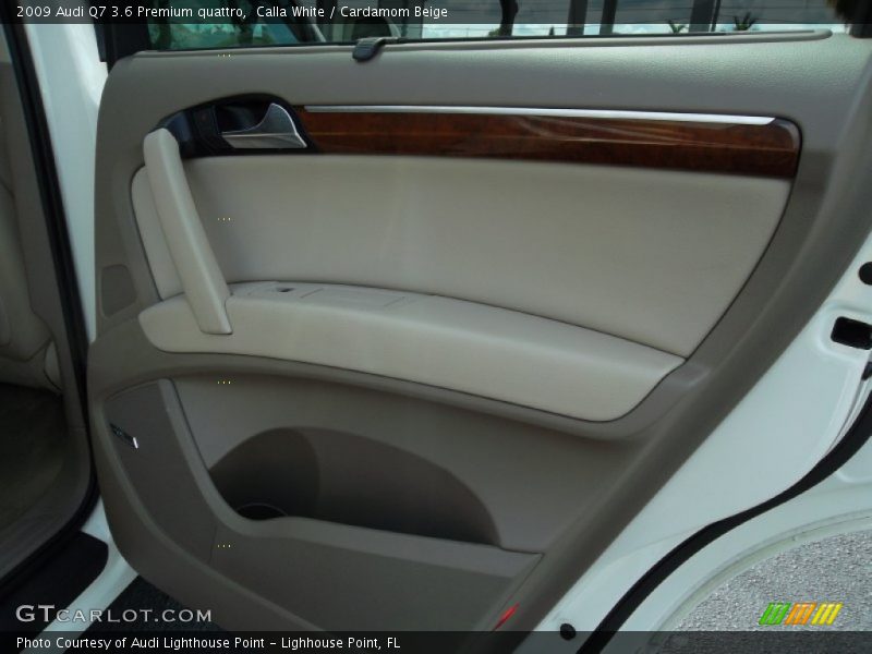 Calla White / Cardamom Beige 2009 Audi Q7 3.6 Premium quattro