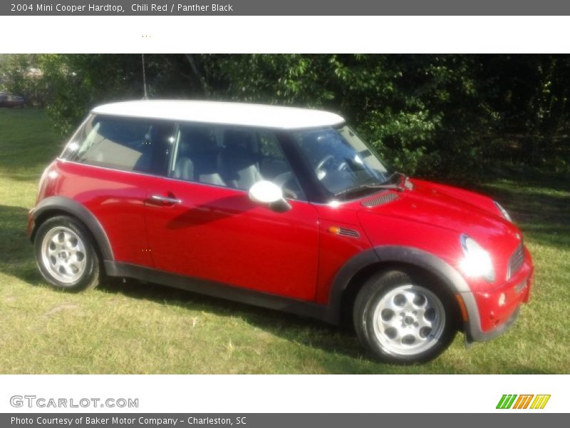 Chili Red / Panther Black 2004 Mini Cooper Hardtop