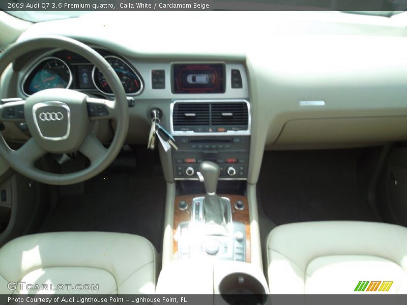 Calla White / Cardamom Beige 2009 Audi Q7 3.6 Premium quattro