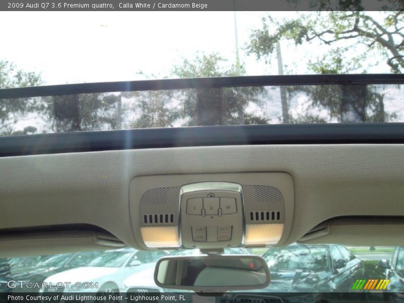 Calla White / Cardamom Beige 2009 Audi Q7 3.6 Premium quattro