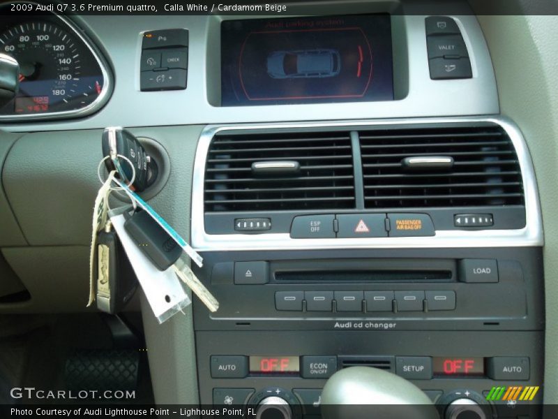Calla White / Cardamom Beige 2009 Audi Q7 3.6 Premium quattro
