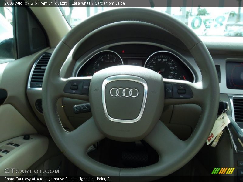 Calla White / Cardamom Beige 2009 Audi Q7 3.6 Premium quattro