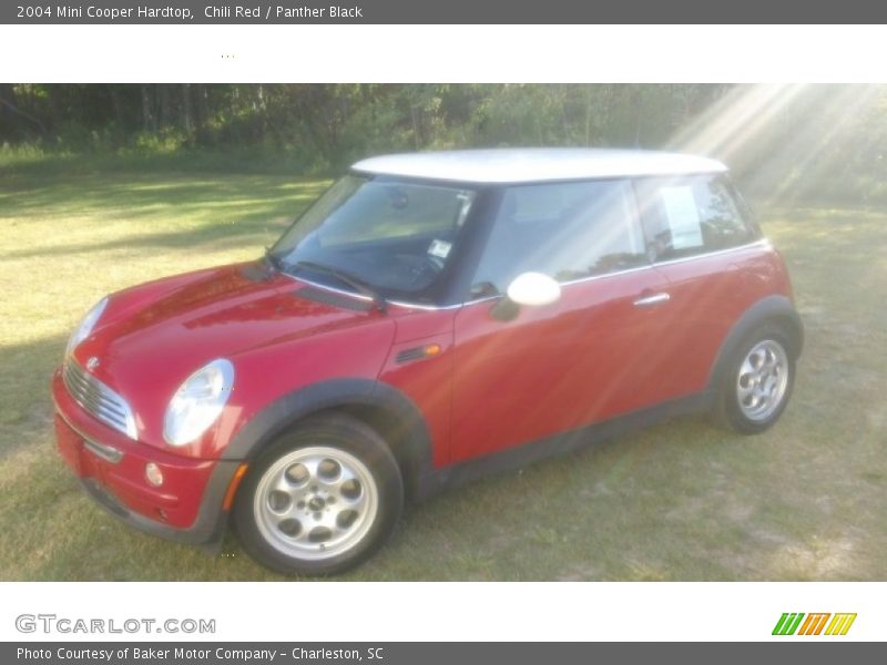 Chili Red / Panther Black 2004 Mini Cooper Hardtop