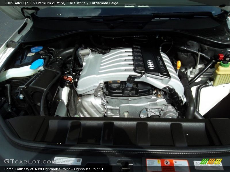 Calla White / Cardamom Beige 2009 Audi Q7 3.6 Premium quattro