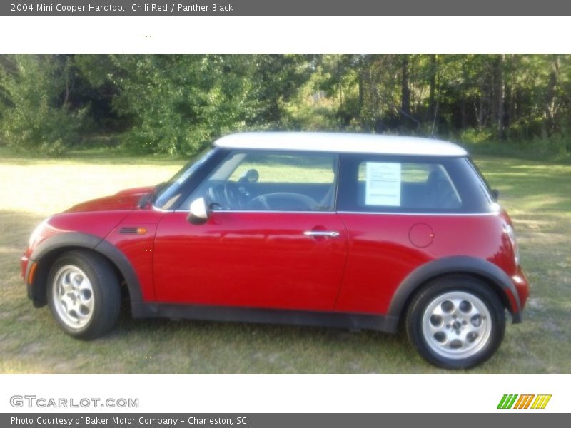 Chili Red / Panther Black 2004 Mini Cooper Hardtop