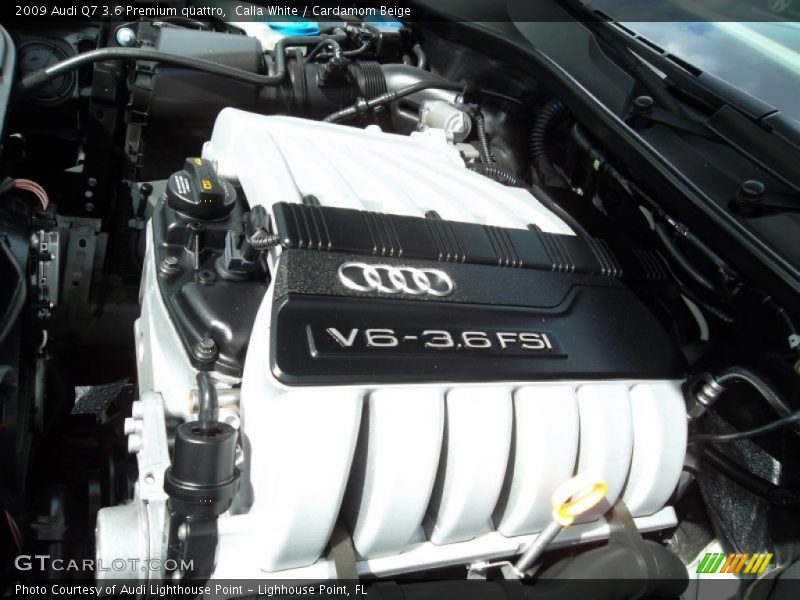 Calla White / Cardamom Beige 2009 Audi Q7 3.6 Premium quattro
