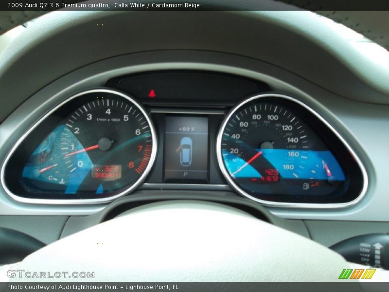 Calla White / Cardamom Beige 2009 Audi Q7 3.6 Premium quattro