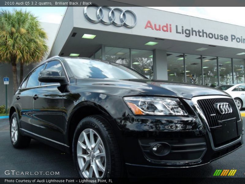 Brilliant Black / Black 2010 Audi Q5 3.2 quattro