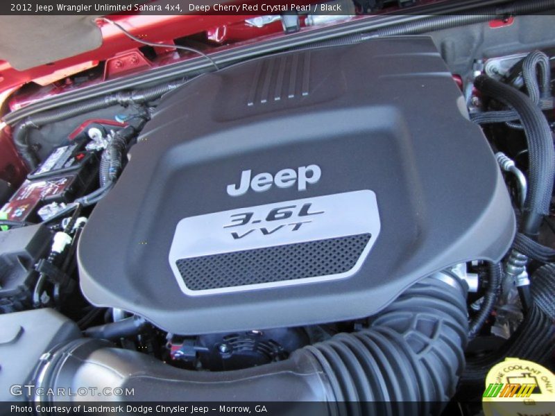  2012 Wrangler Unlimited Sahara 4x4 Engine - 3.6 Liter DOHC 24-Valve VVT Pentastar V6