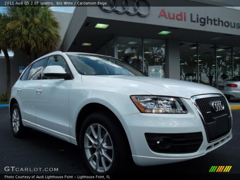 Ibis White / Cardamom Beige 2011 Audi Q5 2.0T quattro