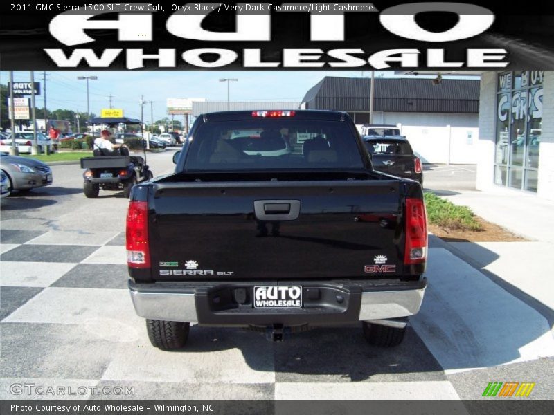 Onyx Black / Very Dark Cashmere/Light Cashmere 2011 GMC Sierra 1500 SLT Crew Cab