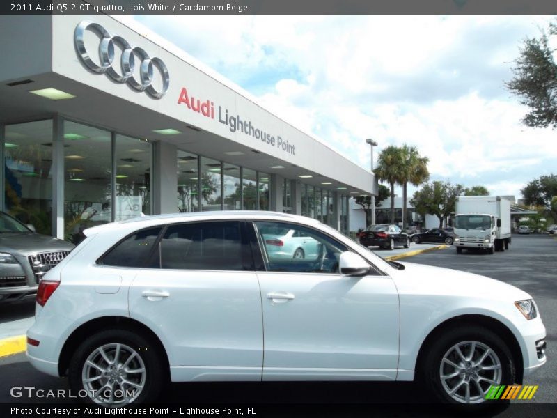 Ibis White / Cardamom Beige 2011 Audi Q5 2.0T quattro