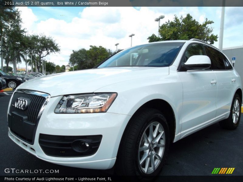 Ibis White / Cardamom Beige 2011 Audi Q5 2.0T quattro
