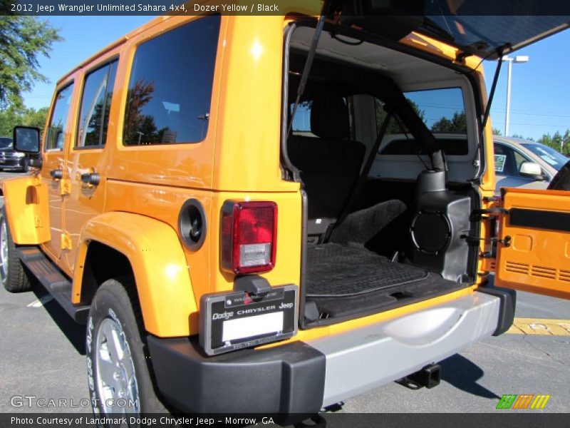 Dozer Yellow / Black 2012 Jeep Wrangler Unlimited Sahara 4x4