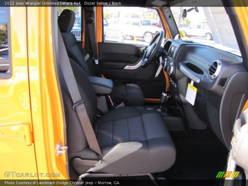 Dozer Yellow / Black 2012 Jeep Wrangler Unlimited Sahara 4x4