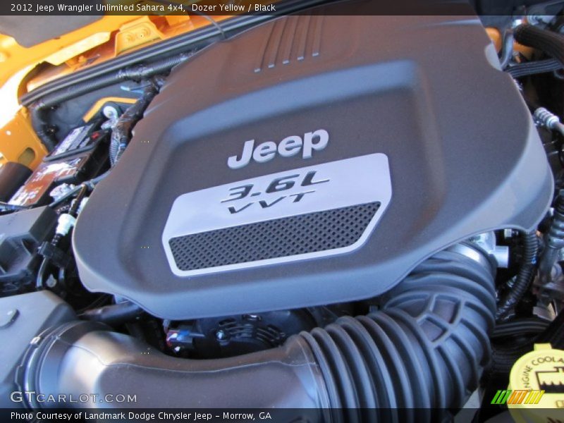  2012 Wrangler Unlimited Sahara 4x4 Engine - 3.6 Liter DOHC 24-Valve VVT Pentastar V6