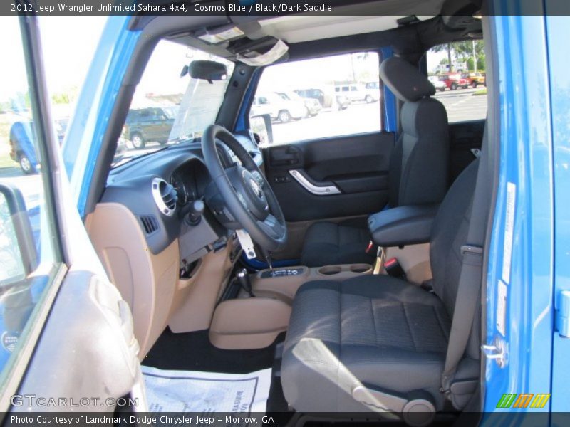 Cosmos Blue / Black/Dark Saddle 2012 Jeep Wrangler Unlimited Sahara 4x4