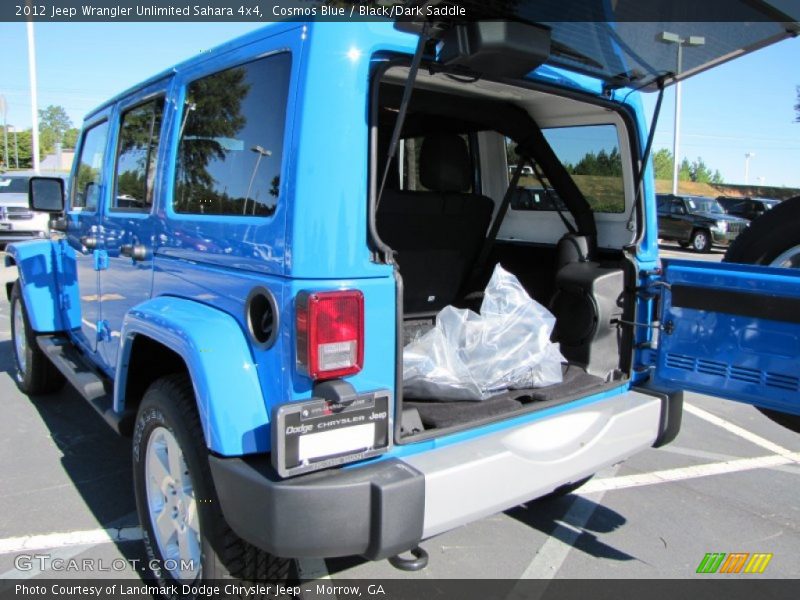 Cosmos Blue / Black/Dark Saddle 2012 Jeep Wrangler Unlimited Sahara 4x4
