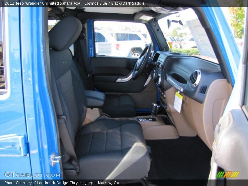 Cosmos Blue / Black/Dark Saddle 2012 Jeep Wrangler Unlimited Sahara 4x4