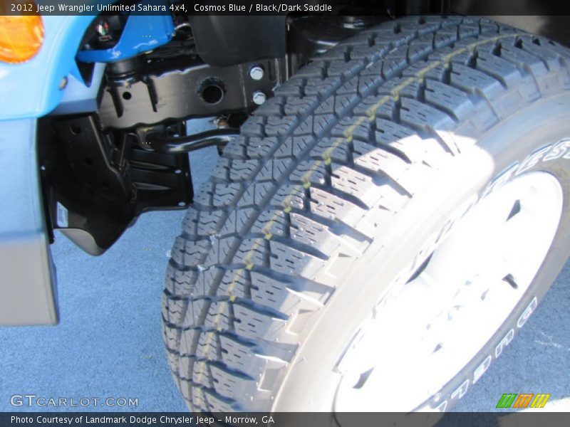 Cosmos Blue / Black/Dark Saddle 2012 Jeep Wrangler Unlimited Sahara 4x4
