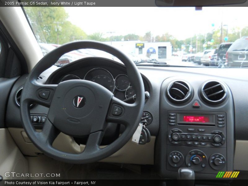 Ivory White / Light Taupe 2005 Pontiac G6 Sedan