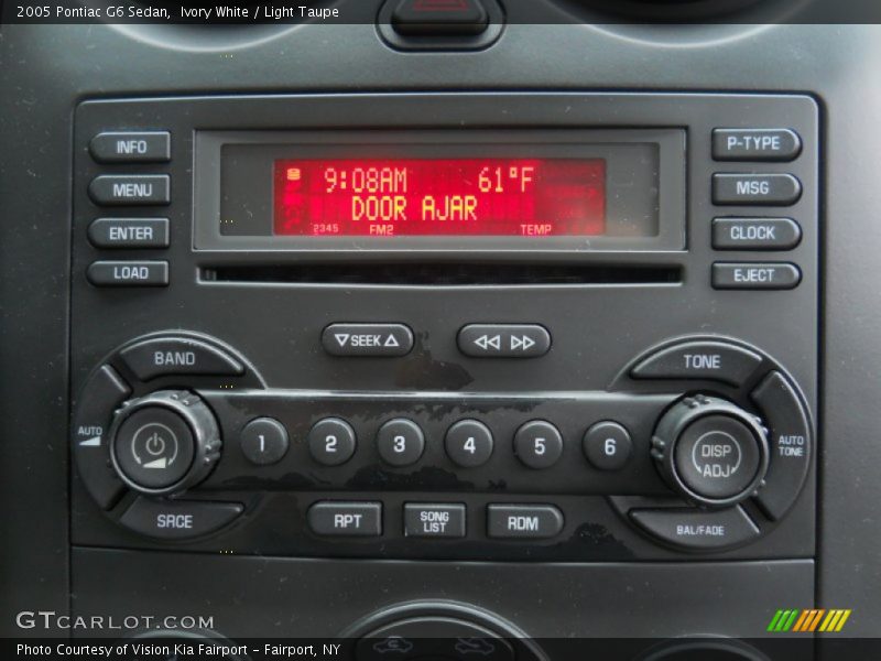 Ivory White / Light Taupe 2005 Pontiac G6 Sedan