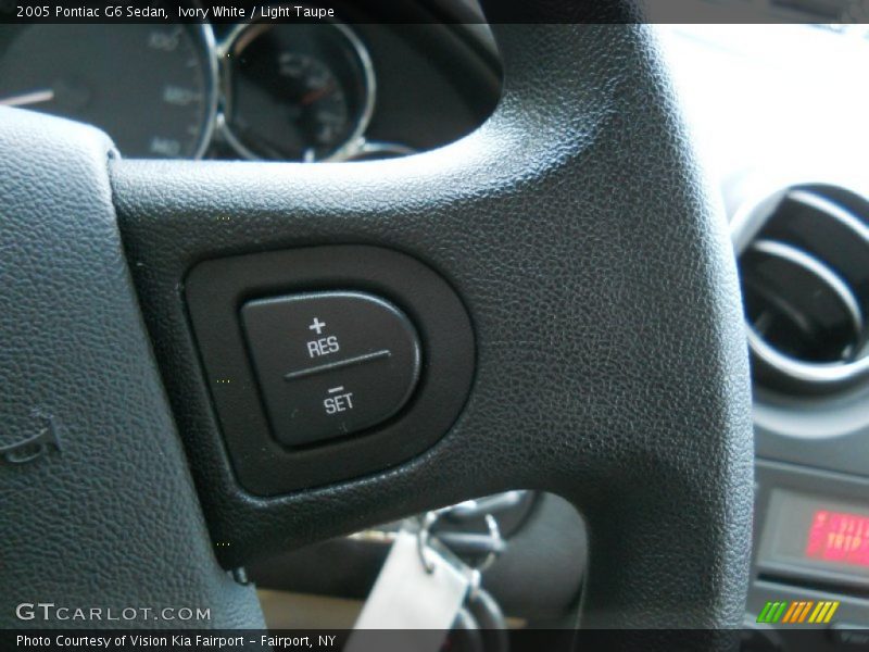 Ivory White / Light Taupe 2005 Pontiac G6 Sedan